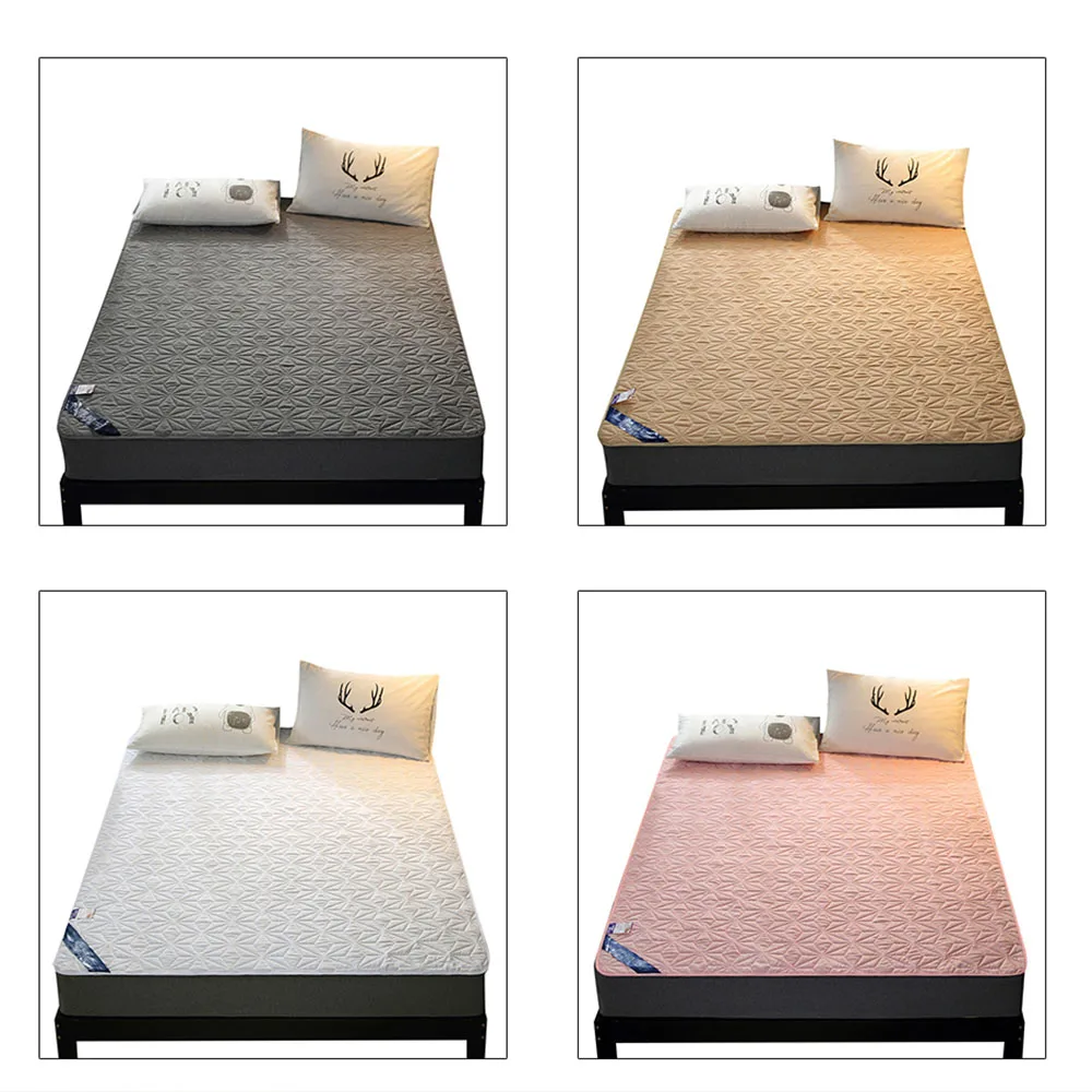 Матовая ткань пододеяльник быстрое одеяло наматрасник защита Colchao