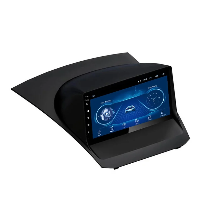 Супер тонкий сенсорный экран Android 10 0 GPS-навигация для Ford Fiesta автомобильное радио