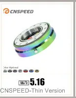 CNSPEED Neo хром 350 мм 14 дюймов ABS руль 45 мм колеса ГЛУБОКАЯ ТАРЕЛКА Универсальный Автомобильный гоночный руль YC100437