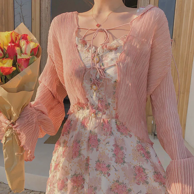 

Women Summer Print Floral Midi Dress Vintage Franch Style Female Strapless Party Dress Casual Holiday Lady Boho