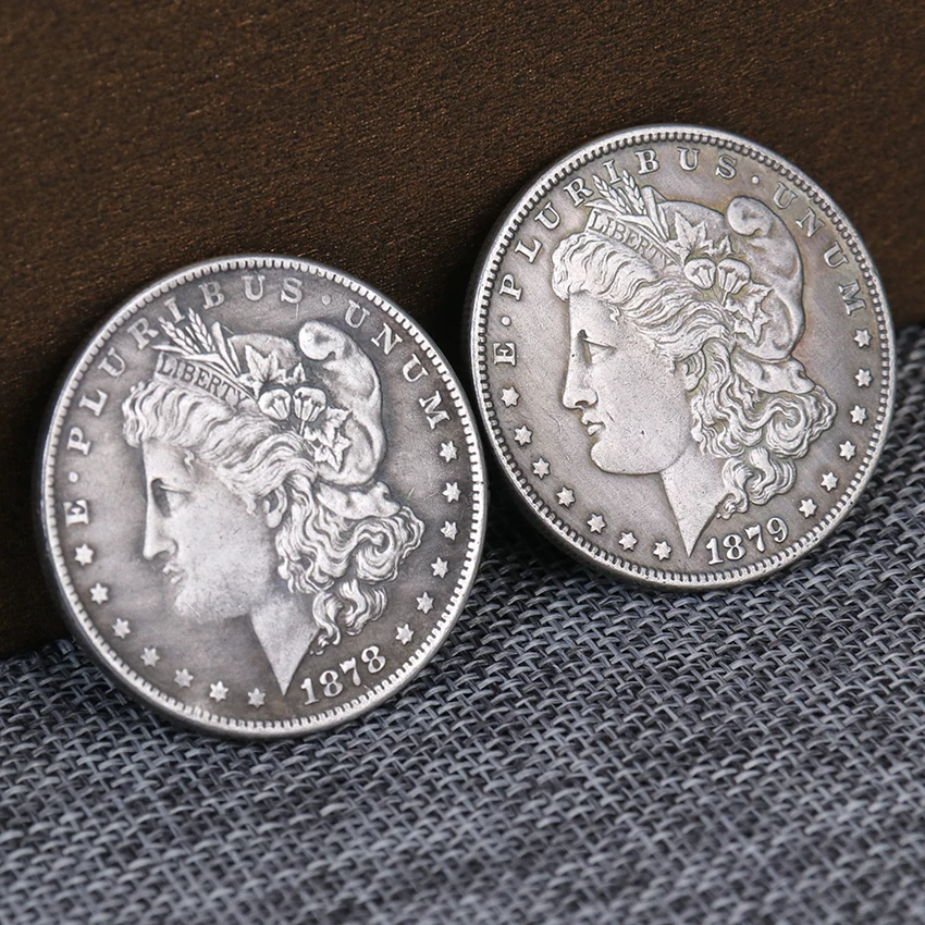 

Монеты американского доллара Моргана, коллекция американских монет, украшение для дома, памятные монеты, Подарочные поделки, 1 шт.
