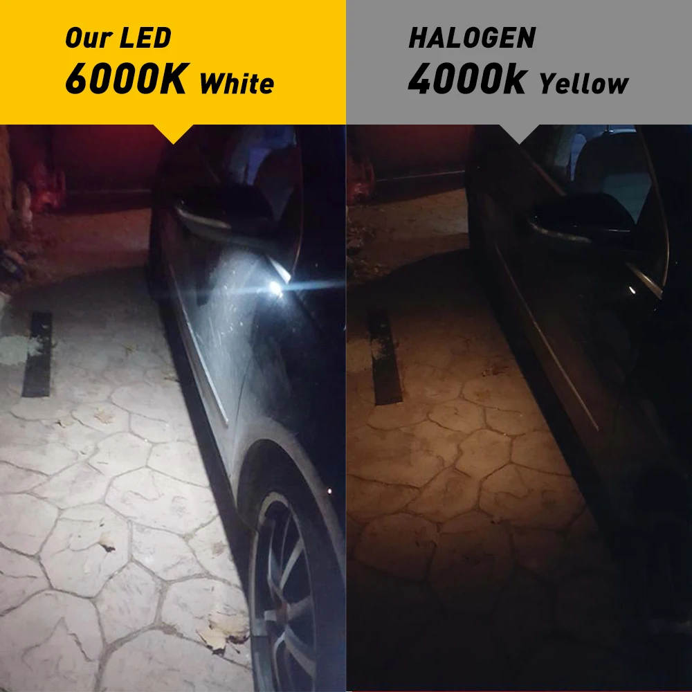 2 шт. Автомобильные светодиодные ламсветильник для зеркала Volkswagen VW Scirocco Passat B7 EOS CC