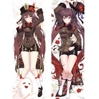 Игра Ху Тао, косплей, обнимающая подушка для тела, чехол, Обложка Genshin Impact Hutao Dakimakura, чехол Peachskin с 2-сторонней подушкой, чехол