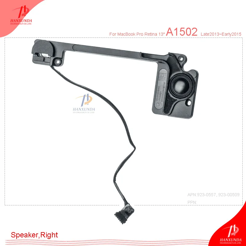 Hanxunda 923 00509 0557 спикер для MacBook Pro 13 &quotRetina A1502 замена Mid 2012 до 2015|Компьютерные кабели и