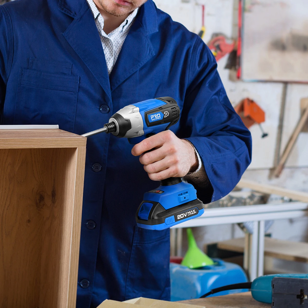 Электрическая аккумуляторная дрель PROSTORMER отвертка с бесщеточным двигателем 300