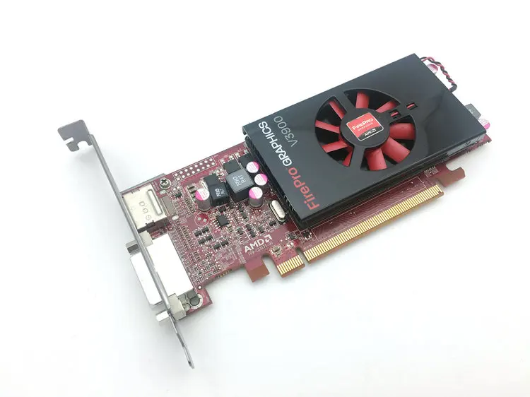 Оригинальная профессиональная Видеокарта ATI FirePro V3900, 1 ГБ, графический дизайн САПР, поддержка 4k HD