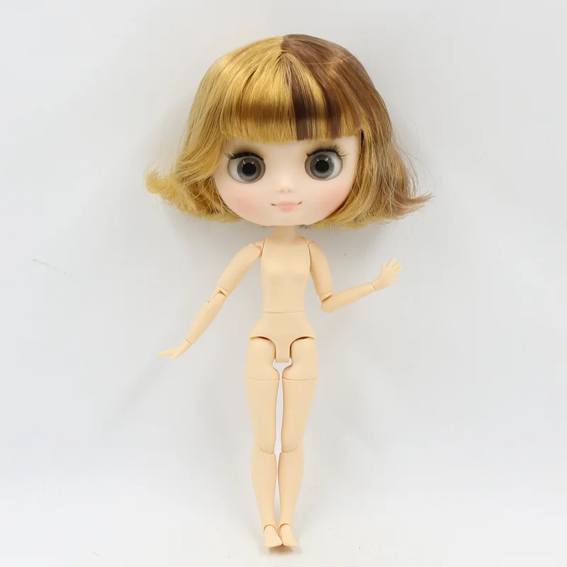 Кукла Middie blyth, Обнаженная, 20 см, шарнирное тело, матовое лицо с макияжем, серые глаза, мягкие волосы, сделай сам, игрушки, подарок с жестами