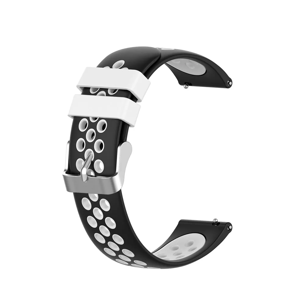 Силиконовый ремешок 20 мм для Garmin VIVOMOVE 3/HR Sport для samsung Galaxy Watch 42 мм R815 для Timex Weekender/Expedition