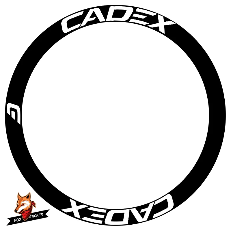 

Набор наклеек на колесо для CADEX дорожного велосипеда, карбоновые наклейки на обод велосипеда