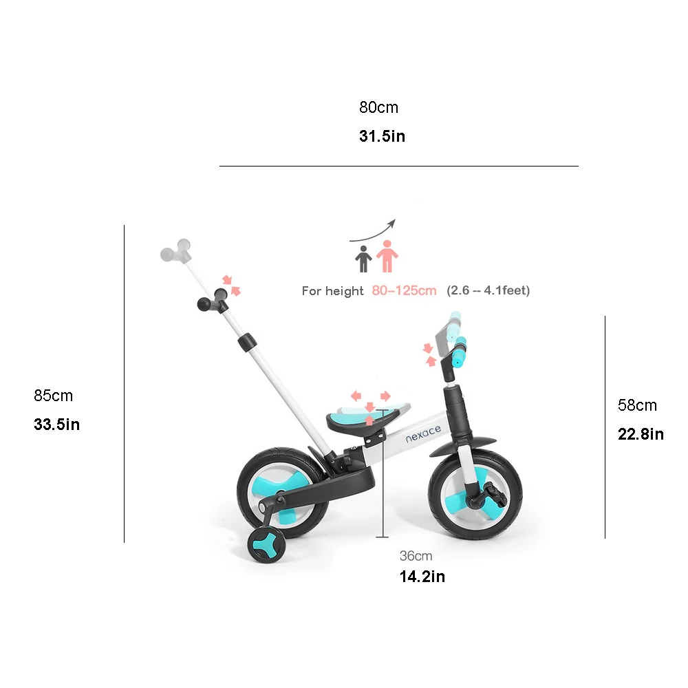 Детский Балансирующий велосипед детский трехколесный |