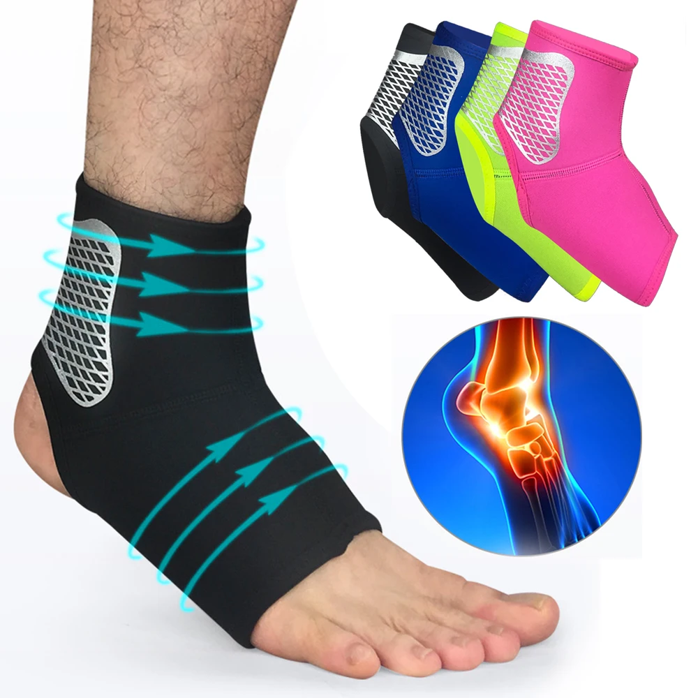 

New Ankle Support Protect Brace Strap Achille Tendon Brace Sprain Protect Foot Bandage Outdoor Running Bike Sport Fitness Band