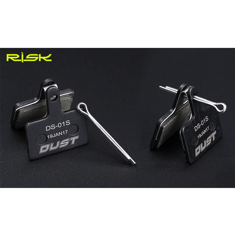 

RISK 20 pcs/lot Bicycle Disc Brake Pads Lock Pin 304 Stainless Steel Lightweight MTB Mountain Bike Brake Pads Bolts Silver
