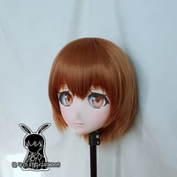 RB6508Quality Handmade Female Resin Cosplay Japanese Role Anime Yagami Light Kigurumi Crossdress Doll Transgender Mask
