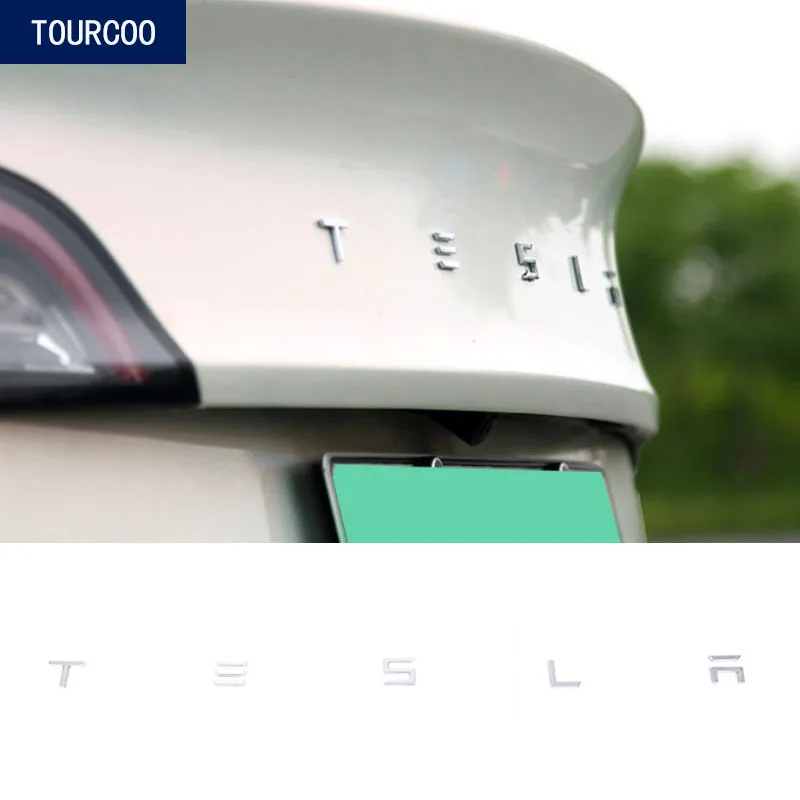 

5 шт., буквы для заднего багажника Tesla Model 3 S X