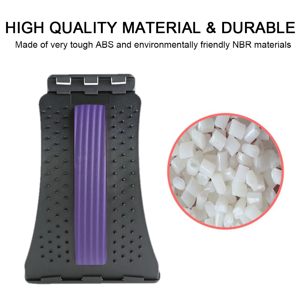 Массажер для спины растягиватель массажер 3 цвета фитнес поясничная поддержка