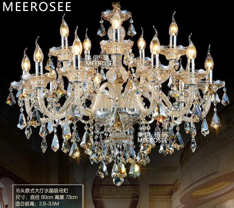 

Crystal Chandeliers Lighting Cognac Glass Arms Chandelier Modern Pendelleuchte Cristal Lusters Crystal Lighting For Home Decor