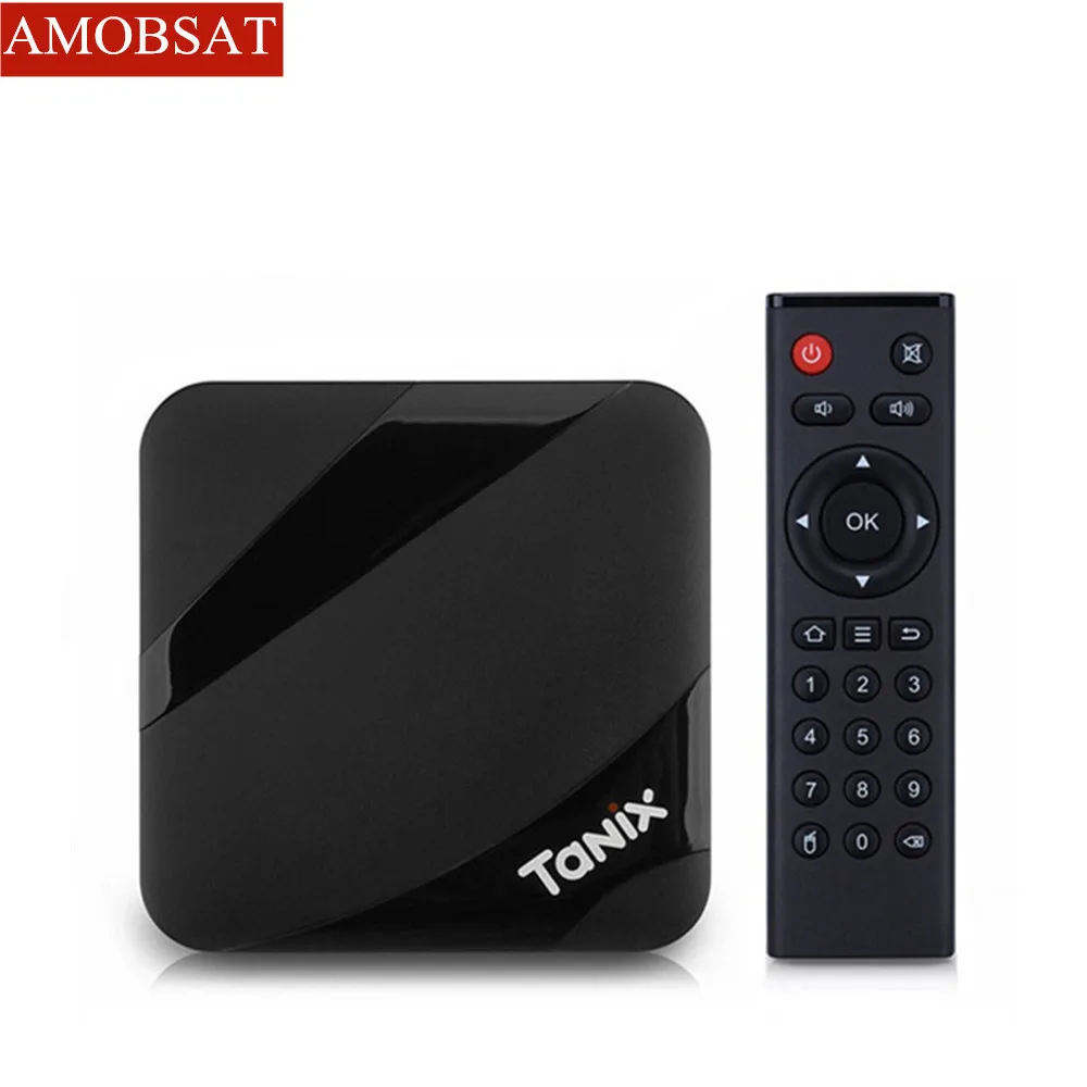 ТВ приставка Tanix TX3 MAX 2 ГБ 16 Android 9 0 четырехъядерный Amlogic S905W BT4.1 H.265 4K 4 ГГц WiFi ott plus