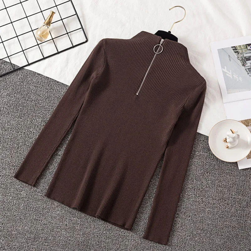 KFS BOBOKATEER pull femme hiver Рождественский свитер женская зимняя одежда Женский вязаный пуловер с высоким воротом sueter mujer invierno - Цвет: KFS
