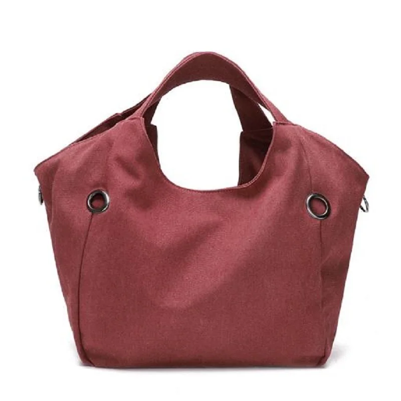 

New Female Bag Canvas Handbags Leisure Crossbody Bags for Women Shopper Bag Travel Large Tote Multifunction Lady Shoulder Bags