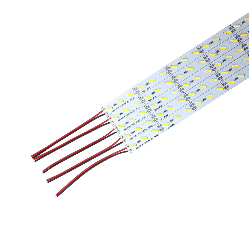 

SZYOUMY 12V 5630 7020 72LED 100 см Жесткая светодиодная лента 1 м люменов Алюминий для кухни под шкафом холодный теплый белый горячий