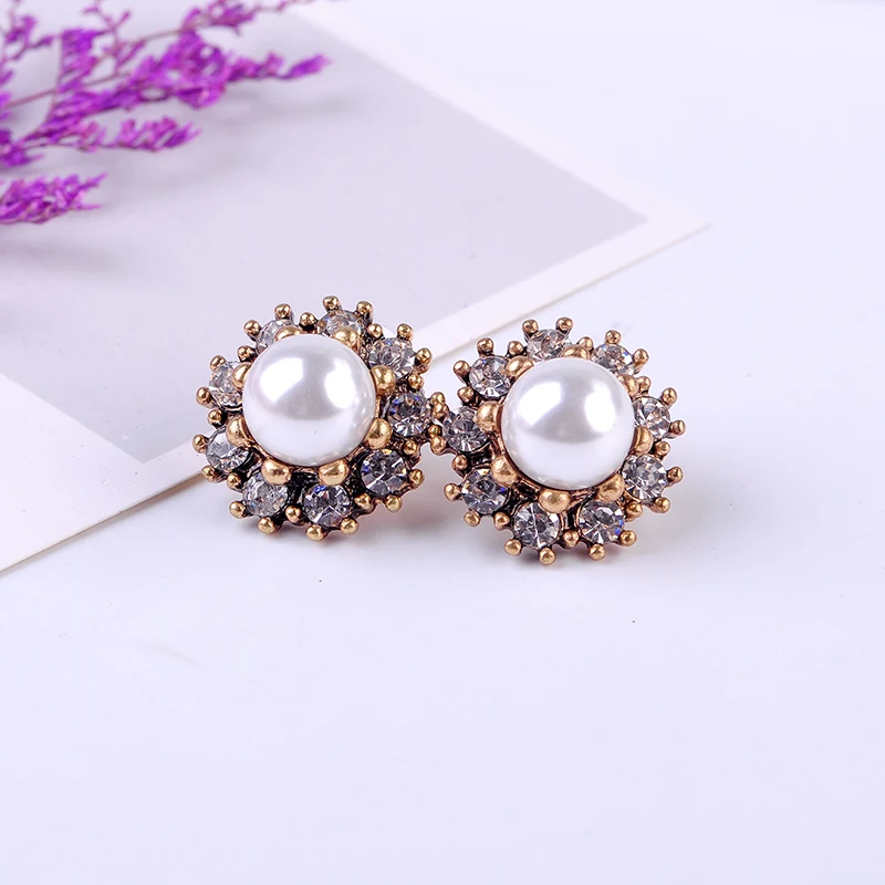 Оптовая продажа богемные акриловые серьги гвоздики с цветком для женщин подарок