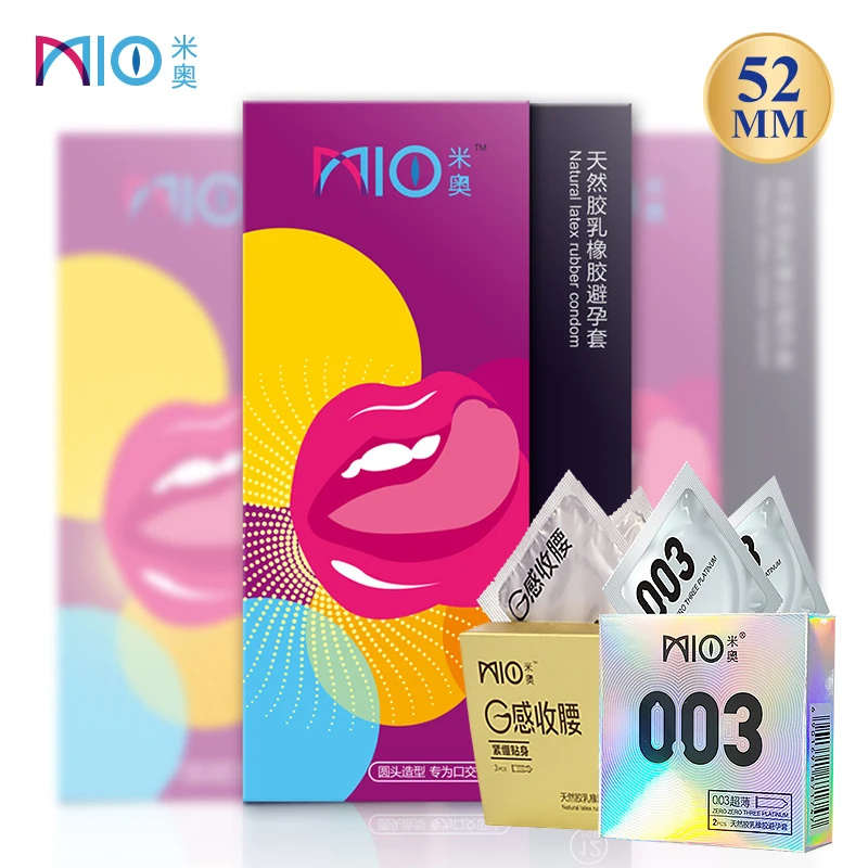 MIO презерватив для орального секса из натурального латекса смазка полового члена