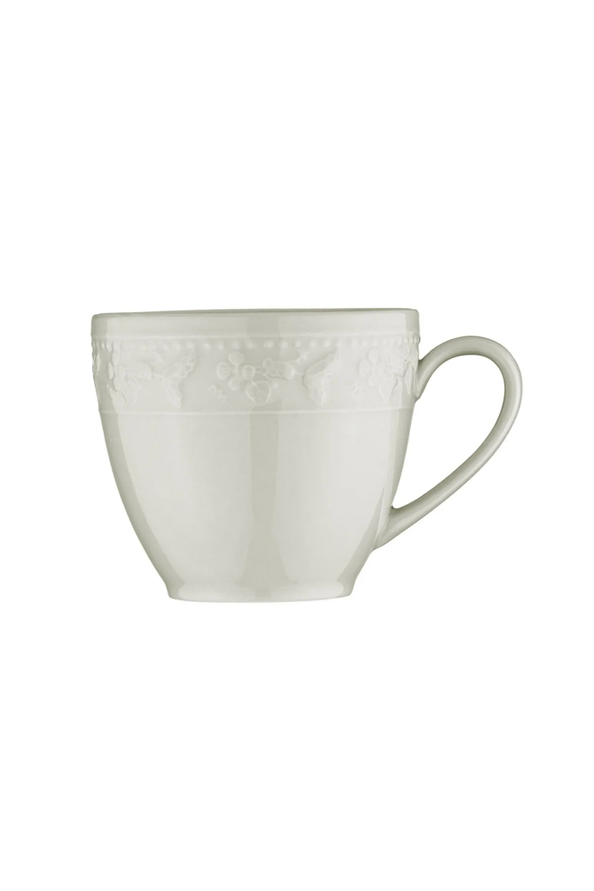 Белый турецкий кофейный набор Silvia в деревянной тарелке с рисунком эспрессо