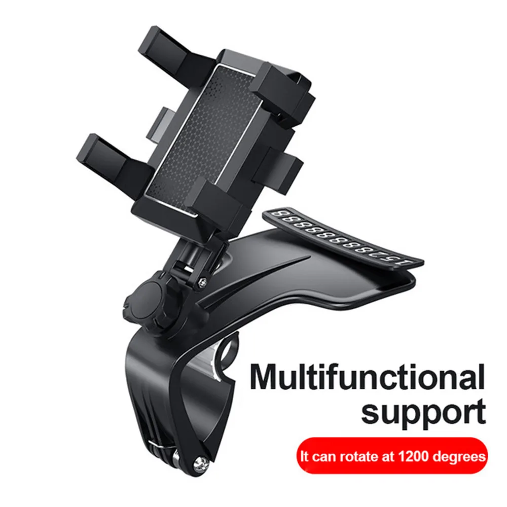 

3-7inch Phone Universal Car ABS Adjustable Black Multifunction Rotation
