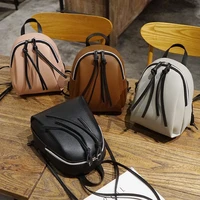 2019 fashion small backpack women leather mini backpacks for girls mochila feminina schoolbags travel bags ladies purse bagpack