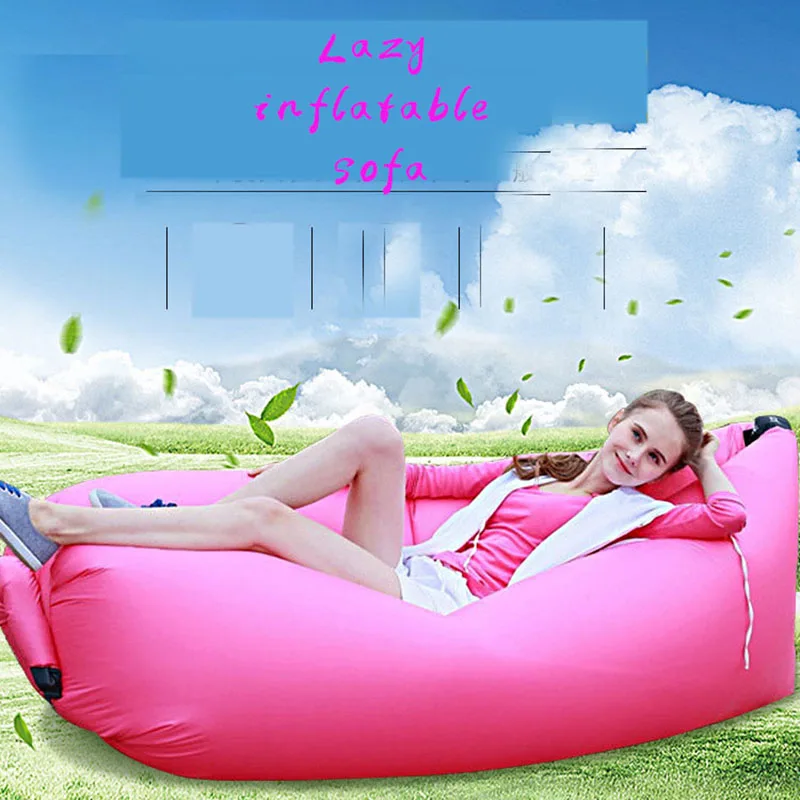 Открытый надувной воздушный диван приморский пляж вода леди кости дикий