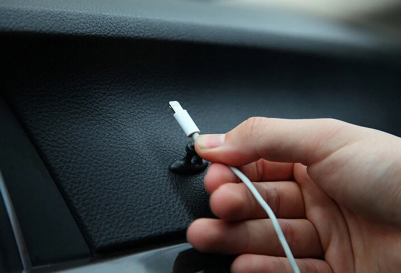 

8Pcs Cable Clip Holder Multifunctional Tie Clip Fixer Organizer Car Charger Line Clasp High Quality Headphone Clip Newnest 2020