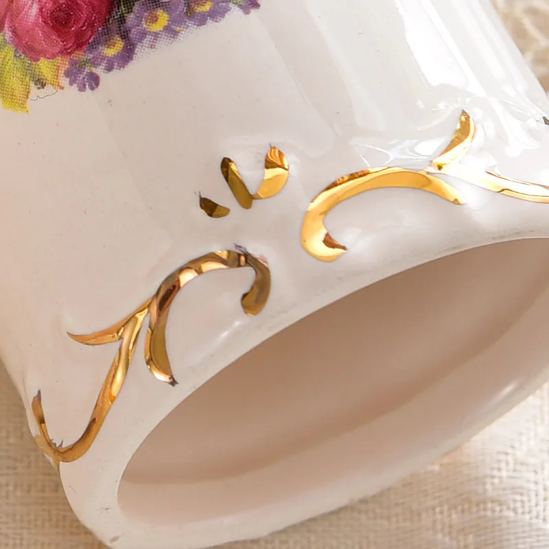 Европейский керамический держатель для зубочисток искусство ватных палочек