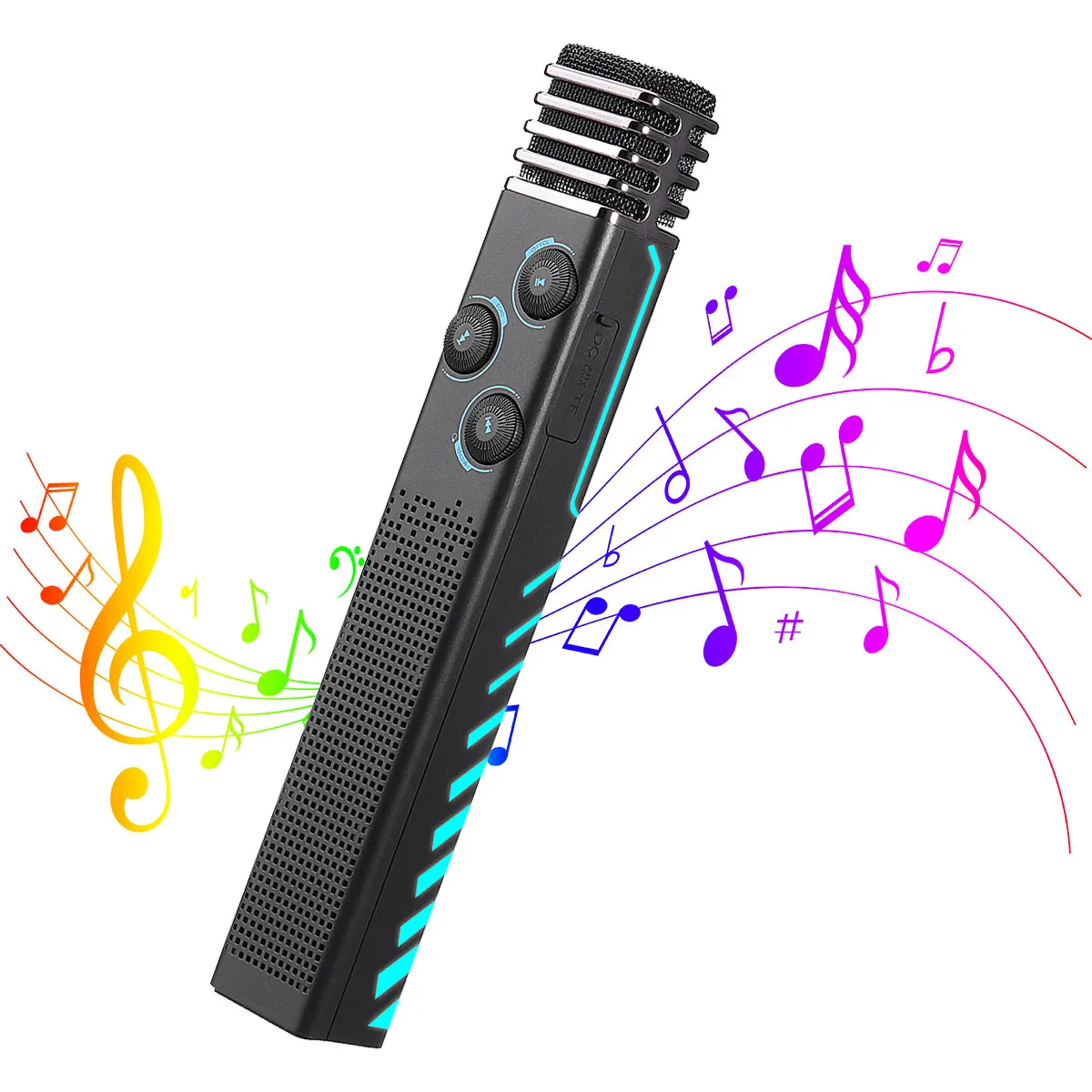 

Karaoke Microphone Wireless Singing Machine with Bluetooth Speaker for Cell Phone/PC, Portable Handheld Mic Speaker Karaoke Mic