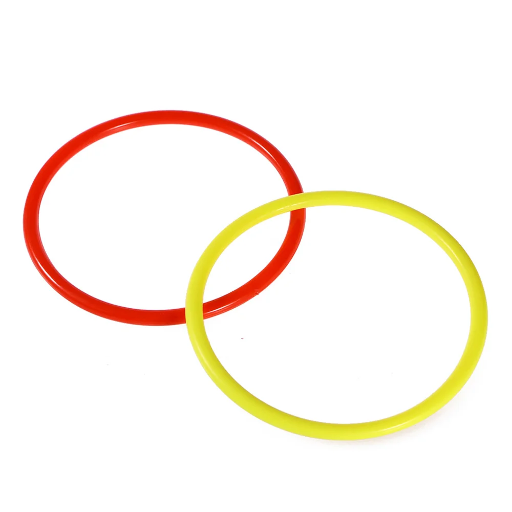 

20pcs Toss Circle Ring Kids Throwing Rings Funny Hollow Circle Rings for Girl Boy (Diameter 12CM Random Color)