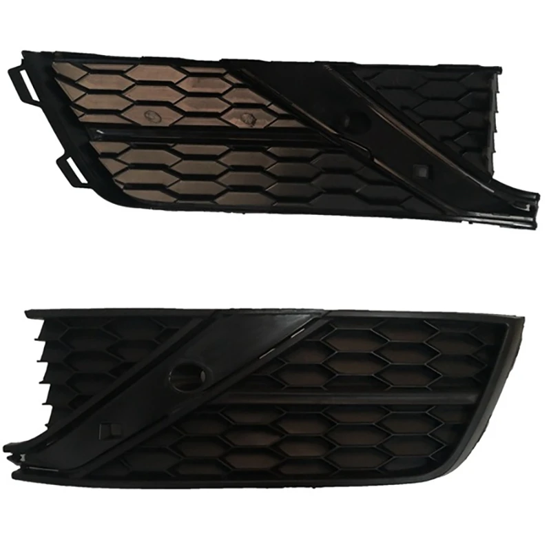 

2 PCS Front Bumper Fog Light Lamp Grille Grill Cover Replacement for POLO 2014-2018, 6RG853665K, 6RG853666G