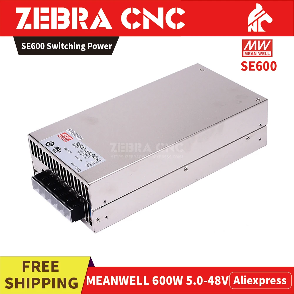 Meanwell SE600 импульсный источник питания AC110 220V DC 5V 12V 15V 24V 27V 36V 48V светодиодный блок с