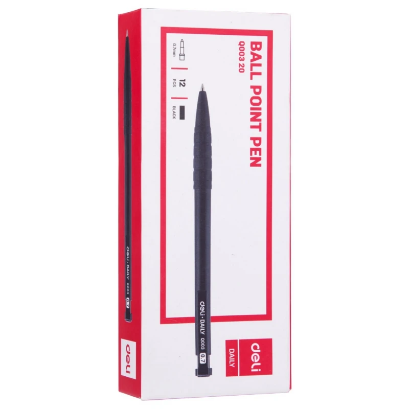 

Deli 12pcs/Set Luxury Erasable Pen 0.7mm Blue Black Ink Ballpoint Pen for School Supplies Student Writing Exam Stationery Pens