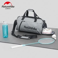 naturehike unisex shoulder handbag sport gym bag multi pocket dry separation fitness bag waterproof storage bag