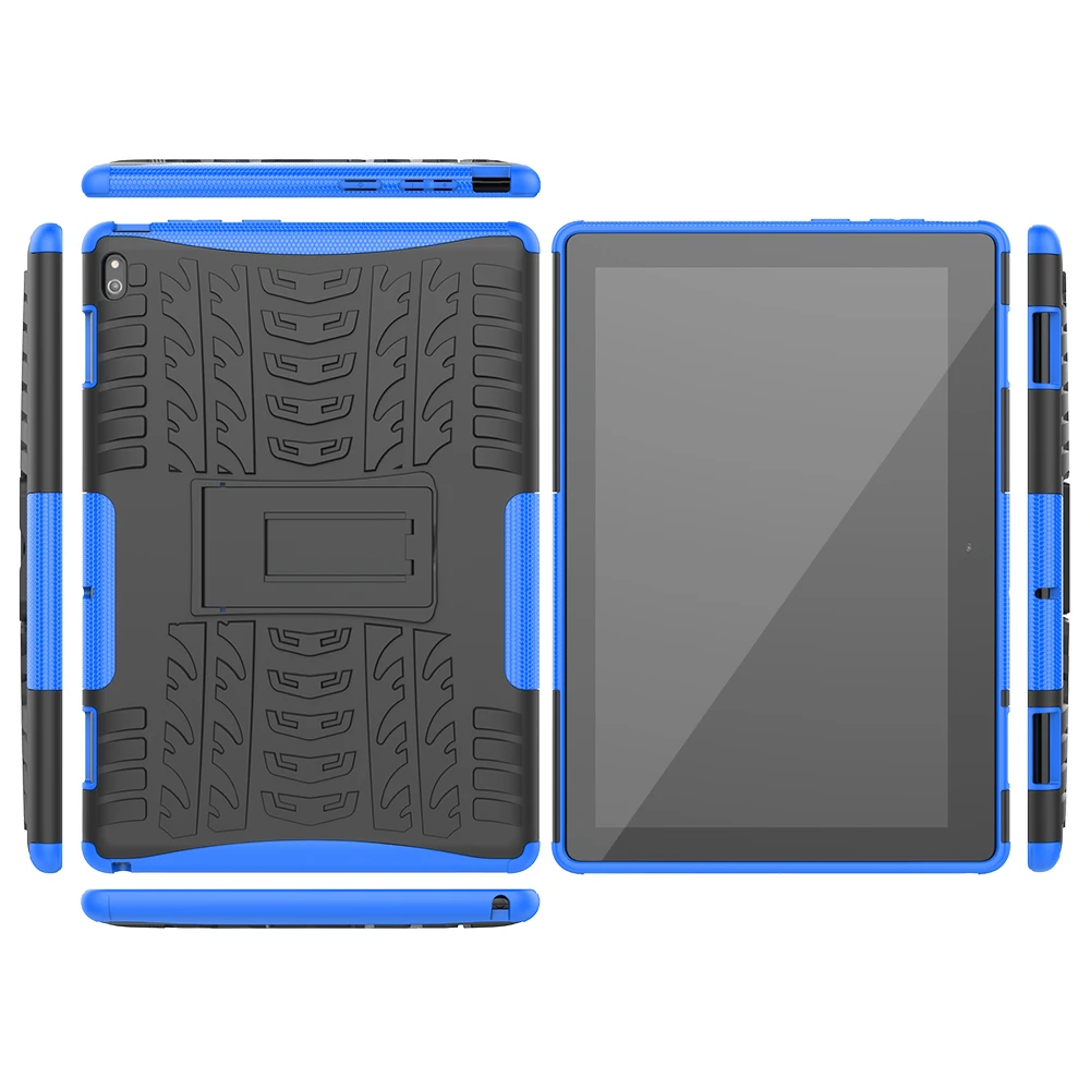 

Sunjolly Case for Lenovo TB-X104F Tab E10 Armor Heavy Duty PC+TPU Hybrid Silicone Phone Case Cover coque for Lenovo TB-X104F