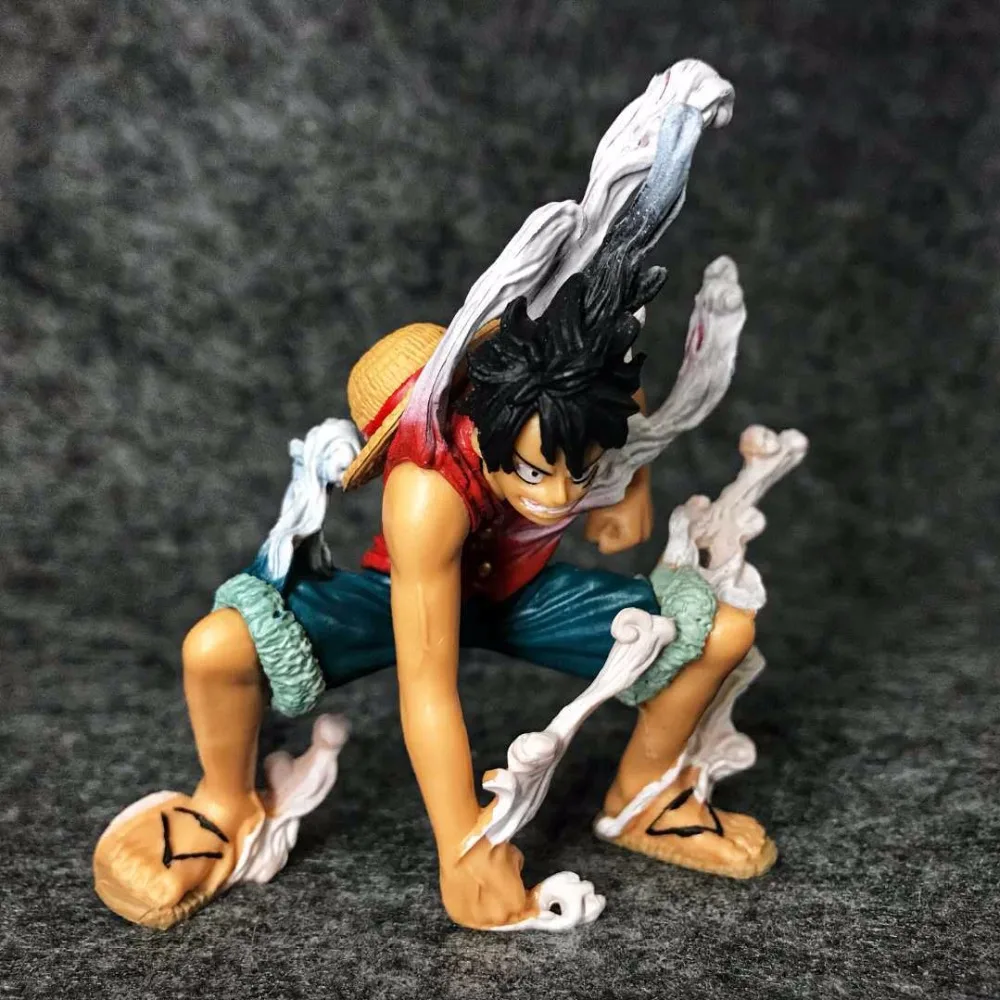 Аниме OP Monkey D Luffy вторая Экипировка первая вспышка ПВХ экшн фигурка Луффи