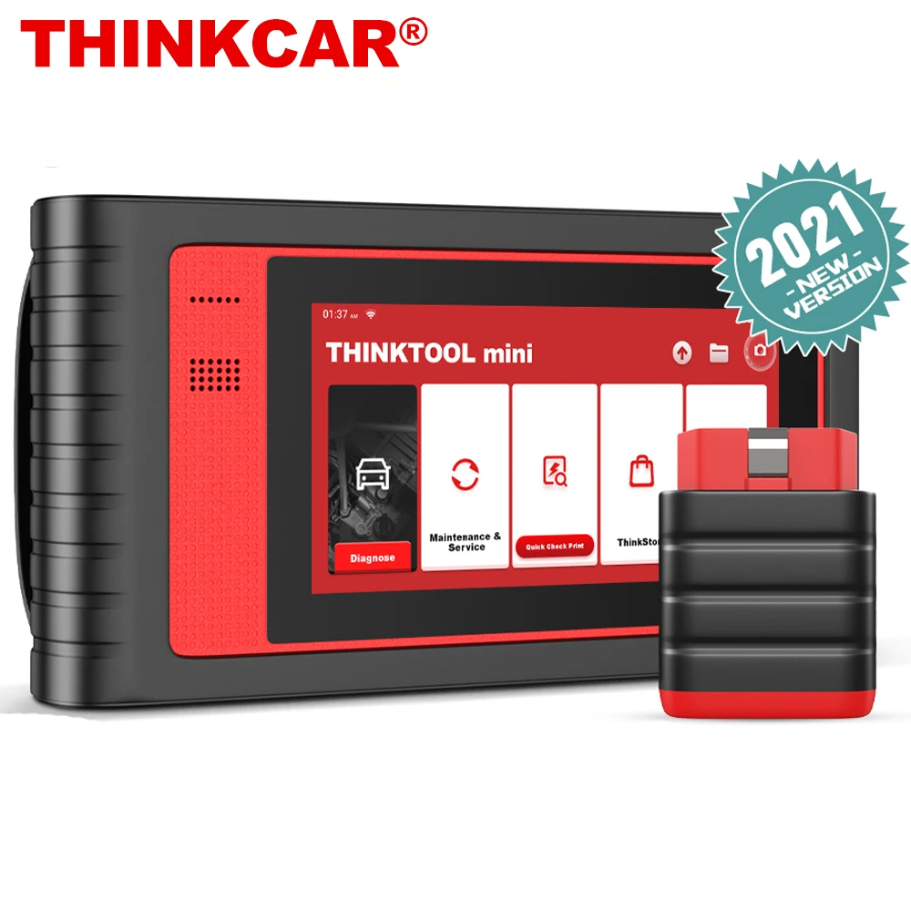 

THINKCAR THINKTOOL Mini OBD2 Automotive Diagnostic Tools ECU Coding Active Test Full System Oil EPB TPMS DPF Reset OBD 2 Scanner