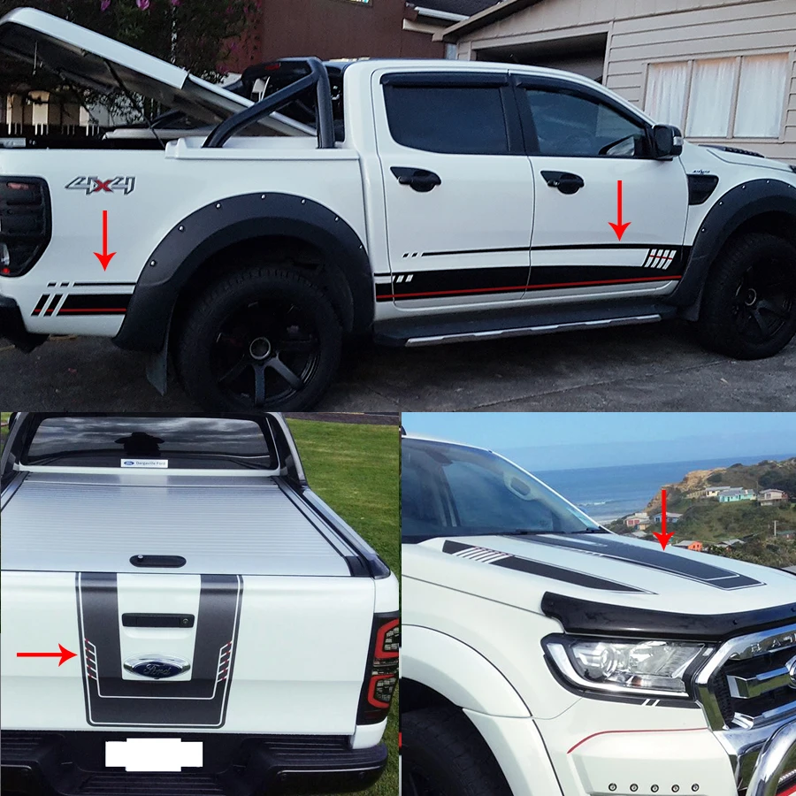 Автомобильные наклейки НА ВЕСЬ кузов, виниловая автомобильная пленка для Ford ranger 2012