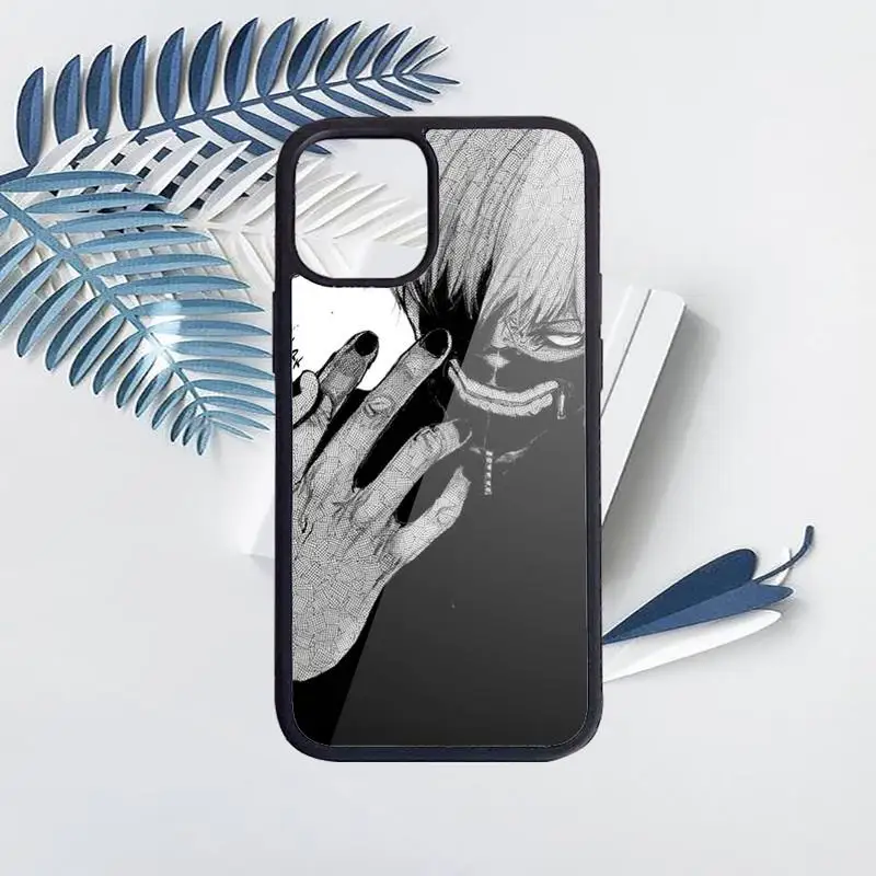 

Tokyo Ghouls anime Phone Cases PC for iPhone 11 12 pro XS MAX 8 7 6 6S Plus X 5S SE 2020 XR Luxury brand shell funda