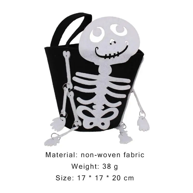 5 шт. нетканый детей тыква сумка Хэллоуин Портативный тыквы Тыква Happy Halloween