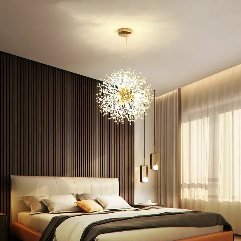 

Modern Dandelion Chandelier Ceiling Light LED Firework Pendant Lamp Home Decor