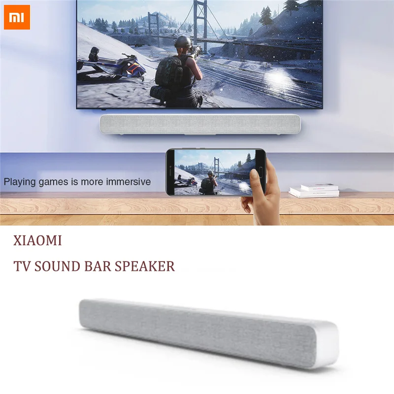 Оригинальный Xiaomi динамик Bluetooth беспроводной в виде бруска Портативная звуковая