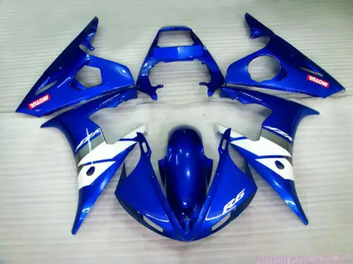 

Wotefusi Injection Molding Bodywork Fairing Set For Yamaha YZF 600 R6 2003 2004 (YC)