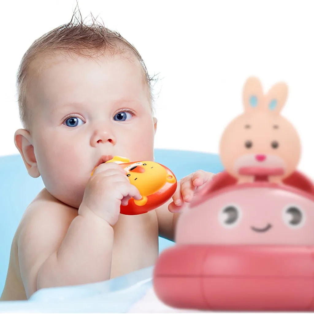 Милые детские игрушки для душа Игрушки ванны животные дождь водопад игрушка