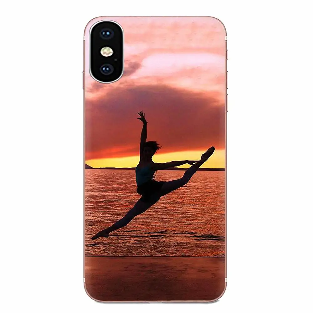 TPU Cell Bags For Huawei Mate 9 10 20 P P8 P9 P10 P20 P30 P40 Lite Pro Smart 2017 Ballerina Dance Ballet Girl Shoes | Мобильные