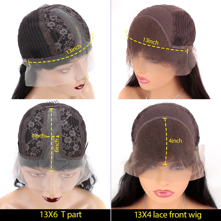 Парик для чернокожих женщин с короткими вьющимися волосами 13x4 парик из